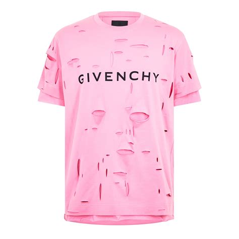 givenchy t shirt size chart|givenchy distressed logo t shirt.